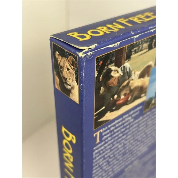 Born Free (1965, VHS 1995) Virginia McKenna Lion Lioness Zoo Open‎ Road Films - Picture 6 of 16